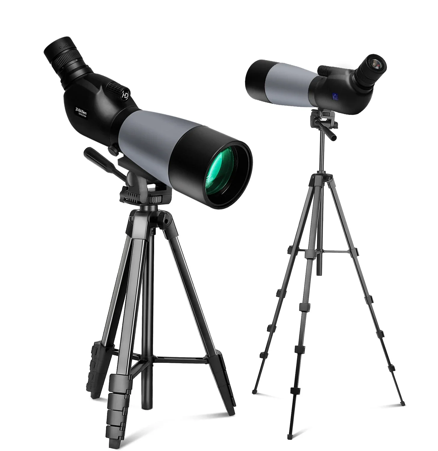 

20-60x70 Spotting Scopes for Target Shooting Spotter Scope Hunting Bird Watching with Tripod Carrying Bag