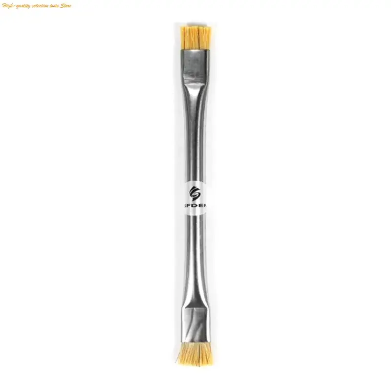 203F Anti Static Brush Double Head Insulation Hard Brush Cleaning Dust Repair Tool