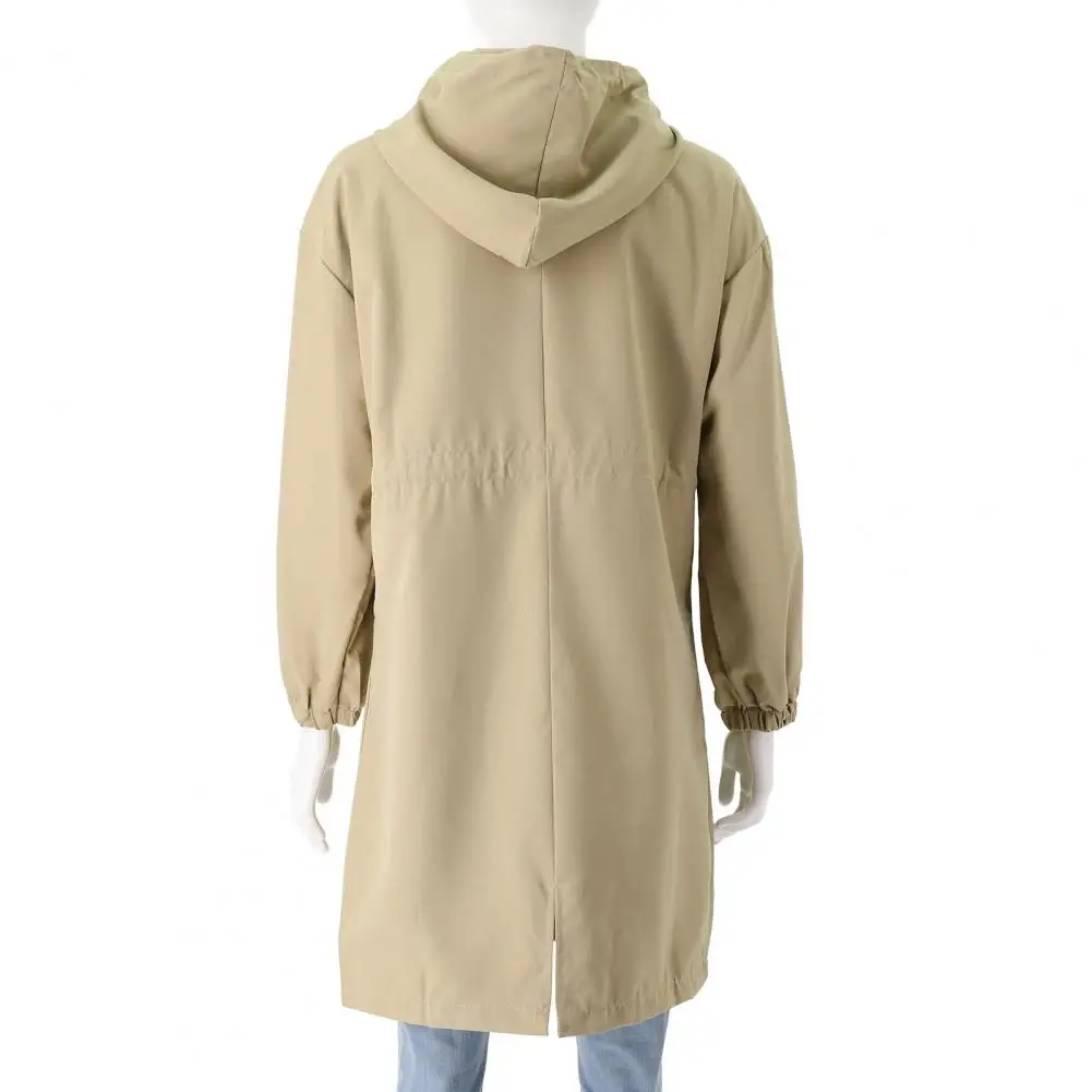 

Women Warm Winter Coat Elegant Plus Size Trench Coats Lightweight Windproof Jackets for Women Double Breasted Mid-length