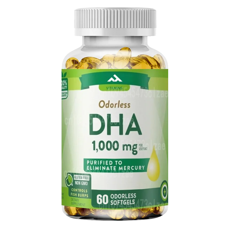 مكمل معزز للدماغ عالي الذكاء من Bcuelov كبسولات فيتامين DHA تعمل على تحسين الذاكرة والتركيز العقلي وطاقة الأعصاب وروح الذكاء #1