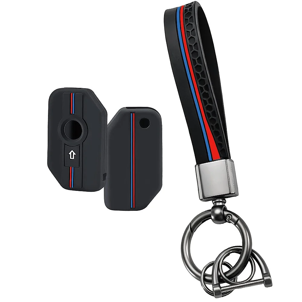Silicone Car Key Fob Cover Remote Key Shell For BMW K1600B GT GTL R1250GSA S1000R XR 2021 2022