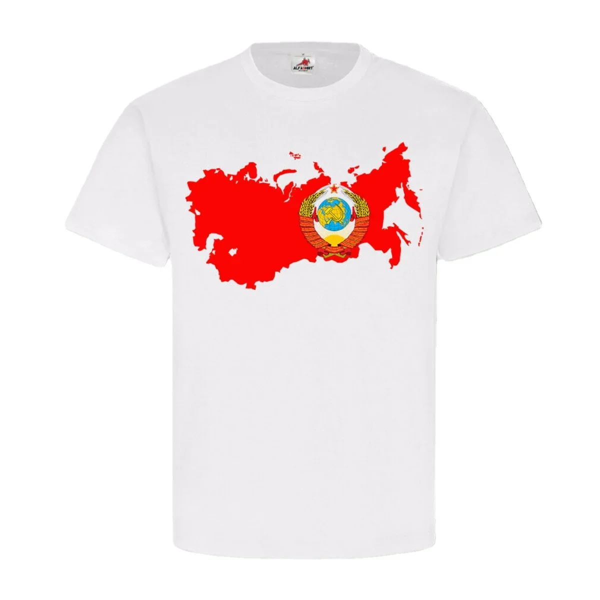 

CCCP Russia Soviet Union Russia UdSSR SSSR Crest Map-T Shirt