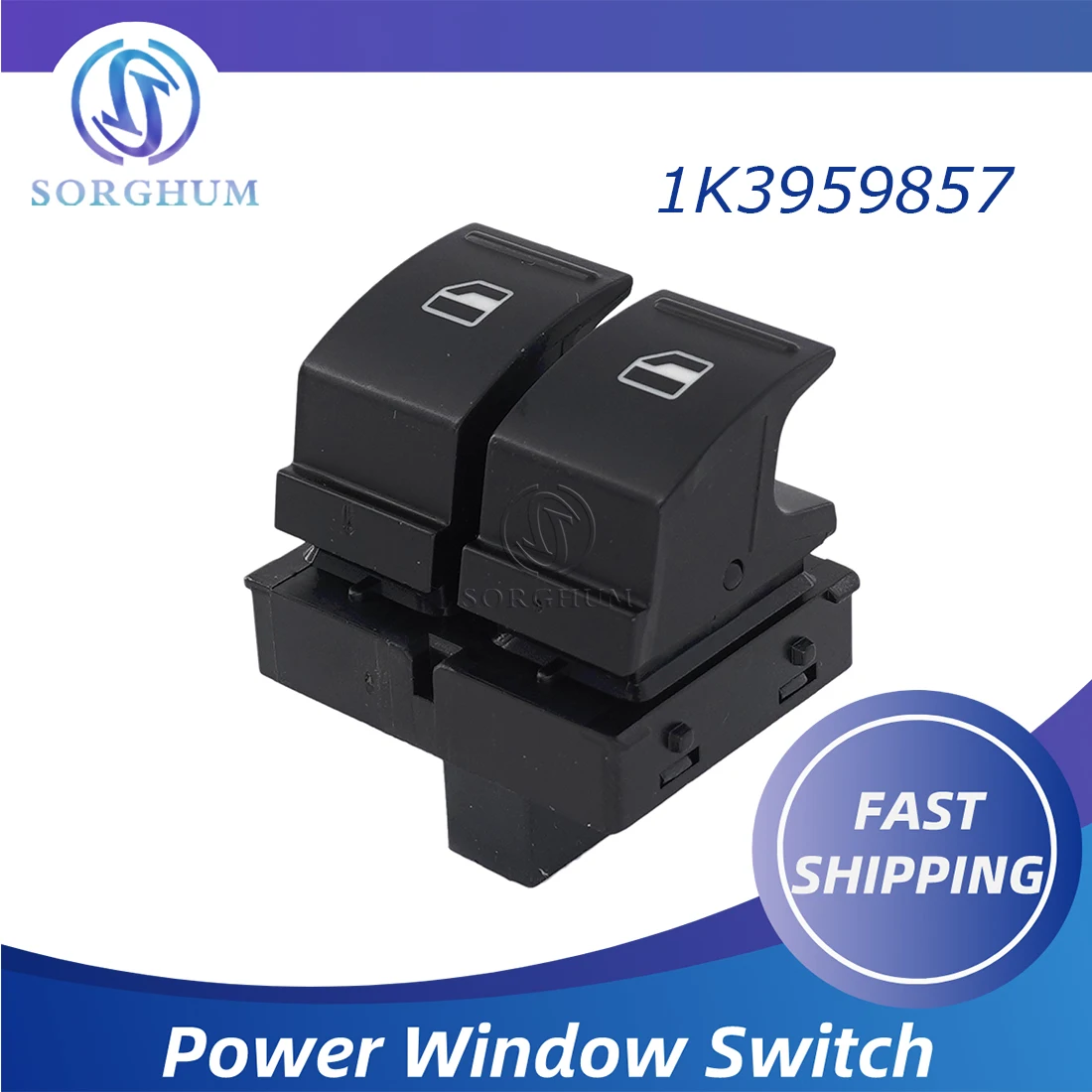 Sorghum Car Electric Window Control Switch 1K3959857 2K3959857A 1K3959857A For Volkswagen Caddy 2K Jetta EOS Golf MK5 Passat B6