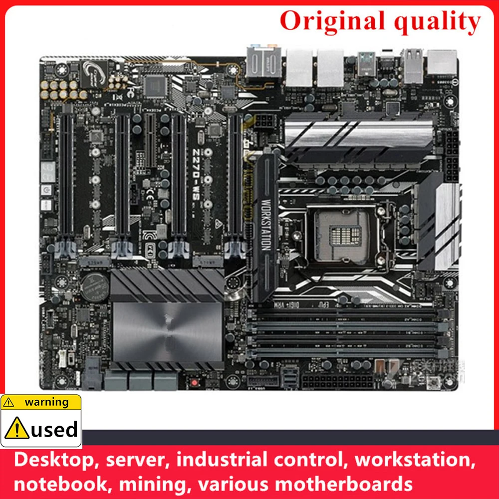 For Z270-WS Motherboards LGA 1151 DDR4 64GB ATX Intel Z270 Overclocking Desktop Mainboard M.2 NVME SATA III