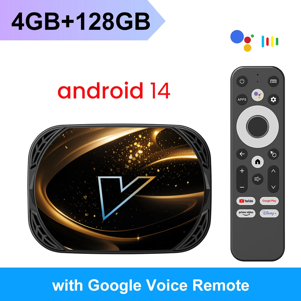 VONTAR X5 Android 14 TV Box Amlogic S905A (S905X5M) 4GB 128GB 32GB 64GB 1000M WiFi6 4K AV1 Google Play Media Player Set Top Box image 3