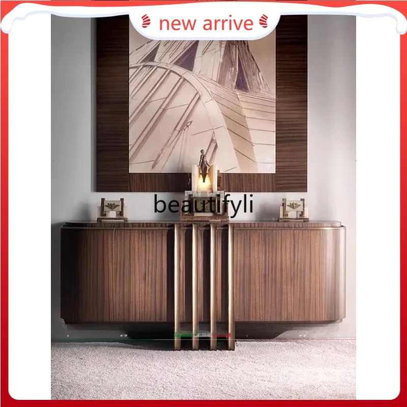 

D2520 Современный китайский боковой шкаф шириной 60, высокий, входной шкаф, шкаф для обуви с изогнутой дверью