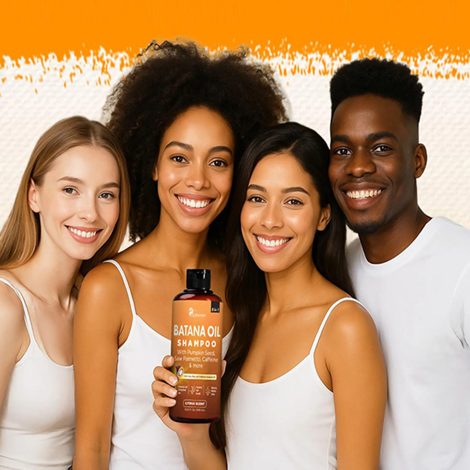 300ml Batana Oil Batana Shampoo Softening Strong Repair Dry Frizzy deep cleaning Hair Softening Hair care
