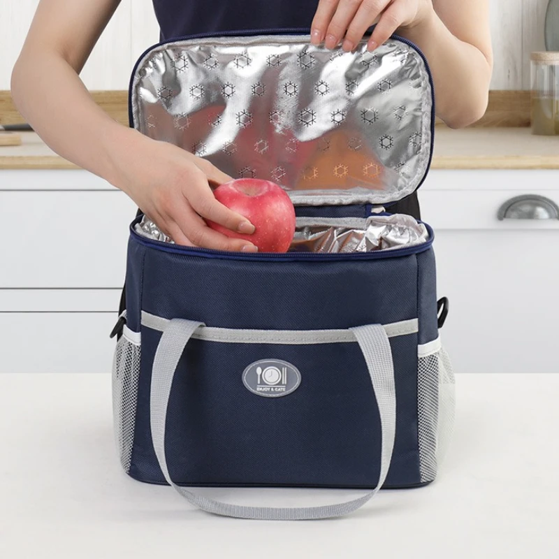 

Portable Home Thermal Bag Lunch Box Large Capacity Work Leak Proof Lunch Bag Thickened Waterproof Outdoor Gatherings Picnic Box