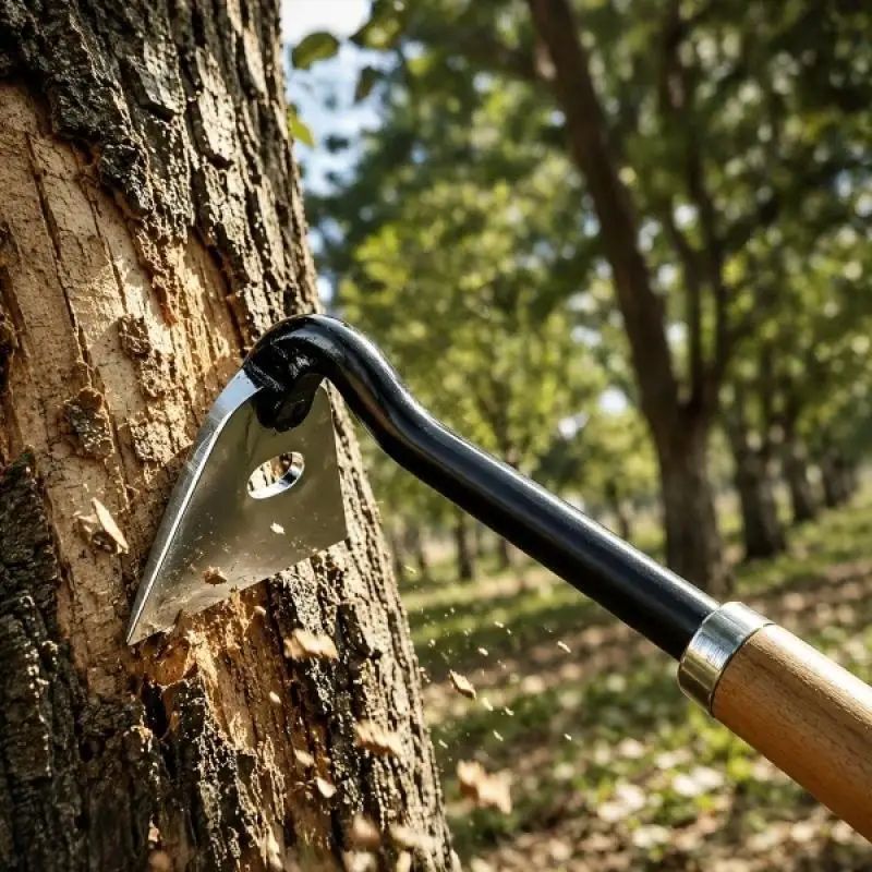 1Pcs Weeding Tool Manganese Steel Tree Bark Scraping Small Hoe Sharp Multifunctional Household Express Small Hoe