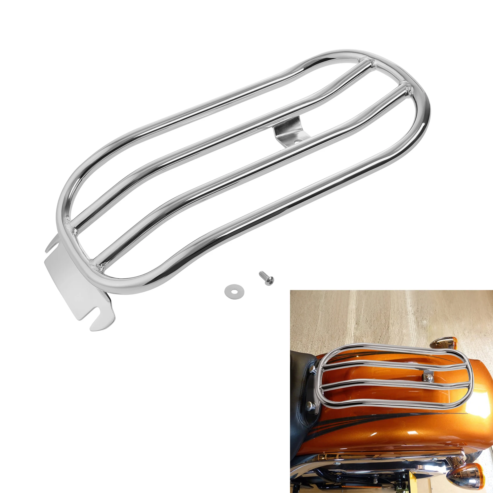 Solo Luggage Rack For Harley Softail Fat Boy FLFB 114 FLFBS Breakout FXBR FXBRS 2018-2023 Motorcycle