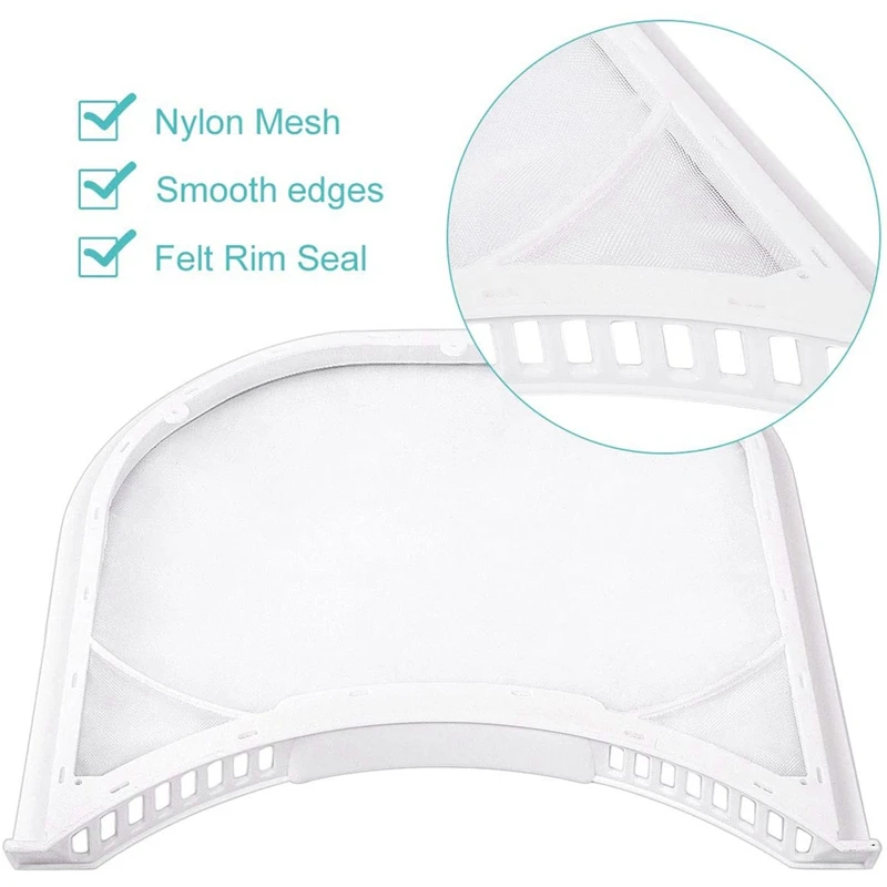 B99A-2 Pack Of Dryer Lint Screen With Felt Rim Seal For  5231EL1003B DLE2512W DLE2514W