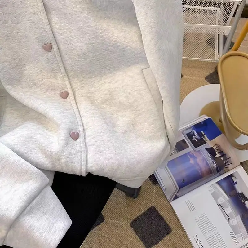 Damen-Sweatshirts, Damenbekleidung, Winter, Buchstaben, Goth, Reißverschluss, atmungsaktiv, verdickt, Sport, Pendeln, verdickt, lockere Passform, gestreift, für Damen