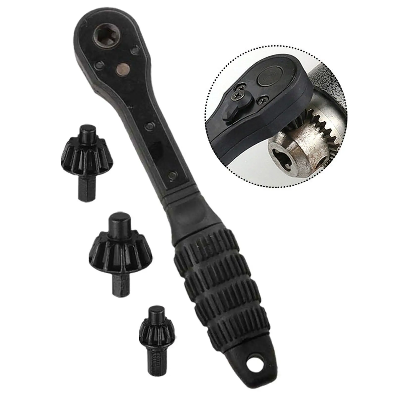 Quick Ratchet Wrench Professional Sturdy Multiuse for Shop Home Maintenance