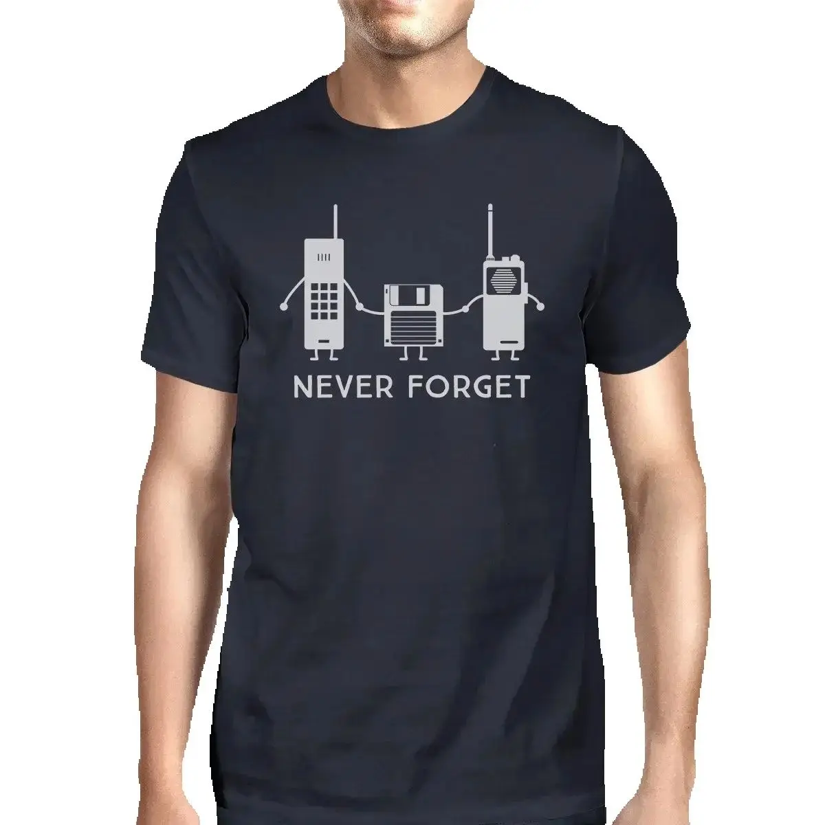 Funny Design Never Forget T-Shirt. Summer Cotton O-Neck Short Sleeve Mens T Shirt New S-3XL