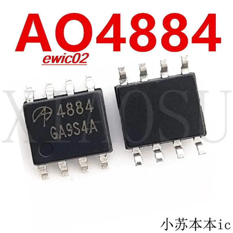 

10 шт., AO4884 4884 N 40V10A SOP8 MOS
