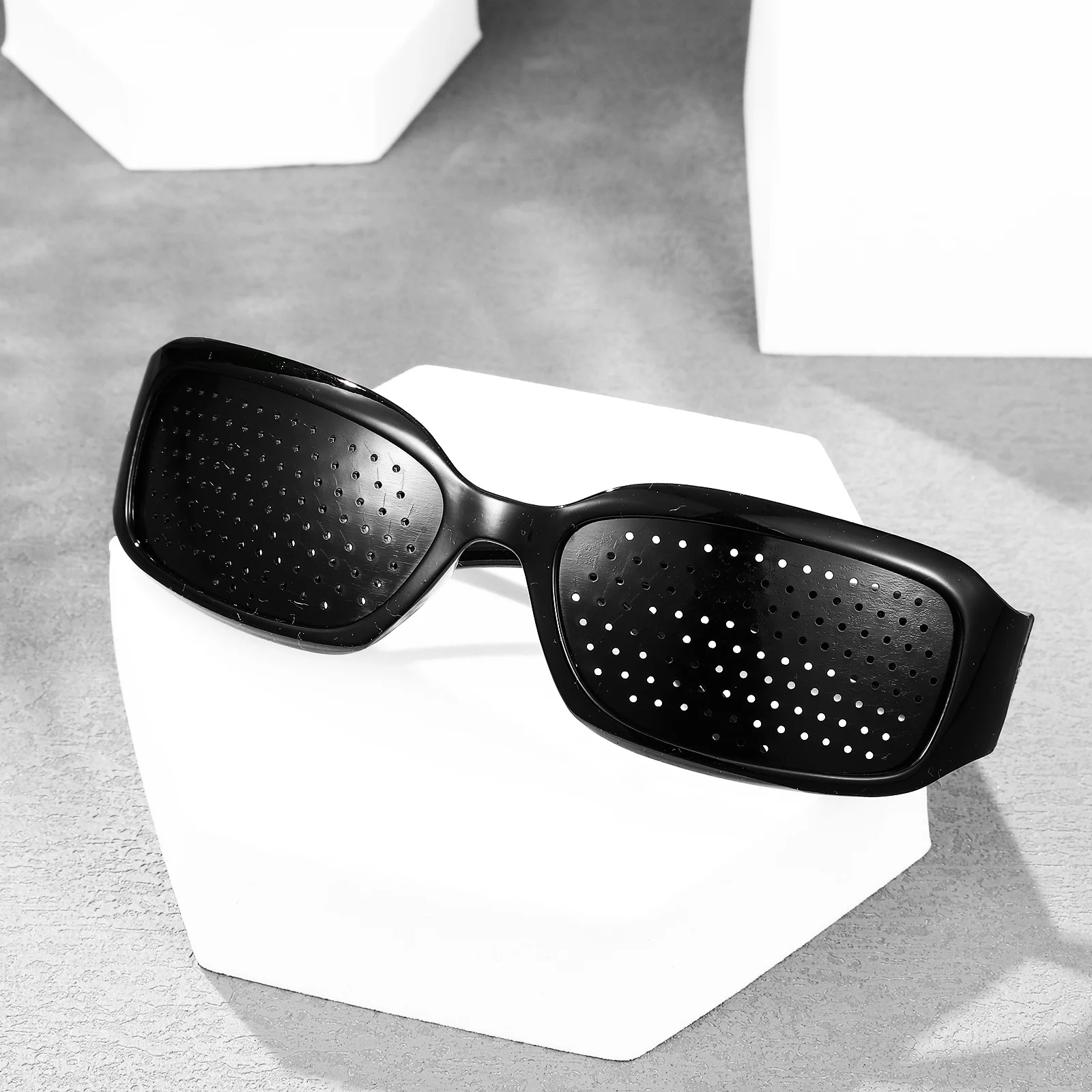 Wire Mesh Safety Glasses Vision Correction Pinhole Eyeglasses Anti-fatigue Portable Sports Sunglasses