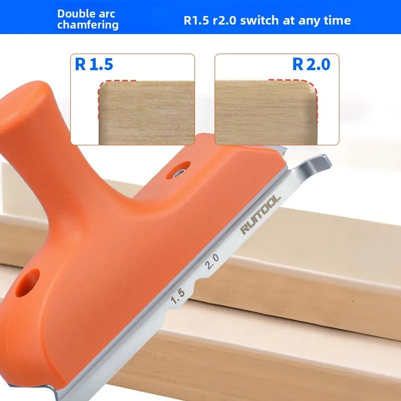 Edge Banding Trimming Knife Three-in-one Trimmer Arc Planer Special-shaped Trimming and Deburring Chamfer Planer