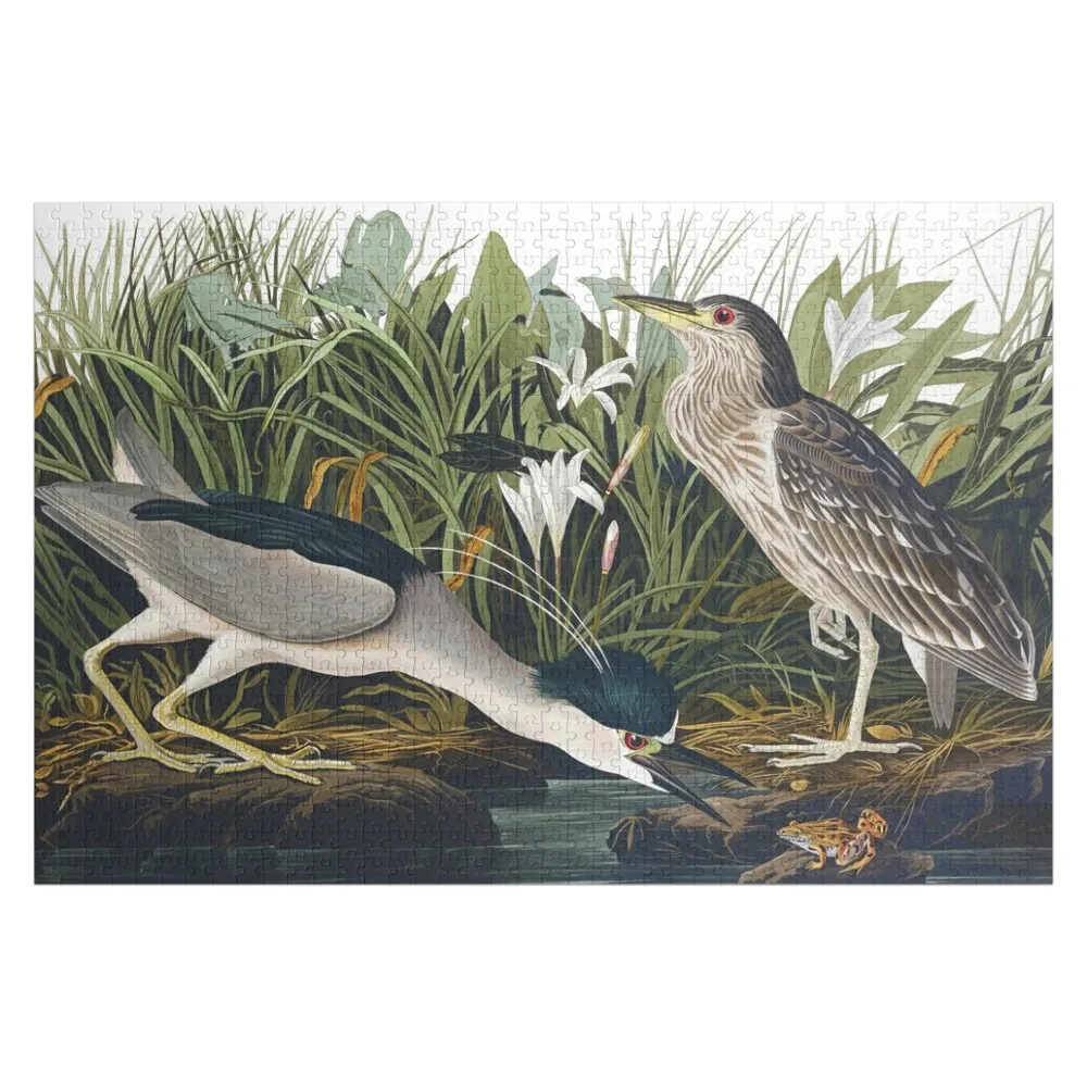 

Black-crowned Night Heron by John James Audubon Jigsaw Puzzle Jigsaw Custom Custom Gift Puzzle