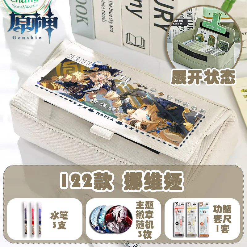 لعبة Gs Impact Anime 2025 Cos Wanderer Beelzebul Cyno Ning Guang Wriothesley إلخ. هدية مقلمة كرتونية بسيطة جديدة للجنسين