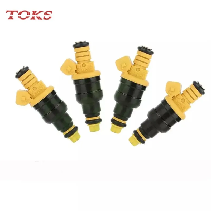 4PCS Car Fuel Injectors Set 0280150762 Fit for Peugeot 405 505 Volvo 240 244 245 740 780 940 1.9L 2.2L 2.3L