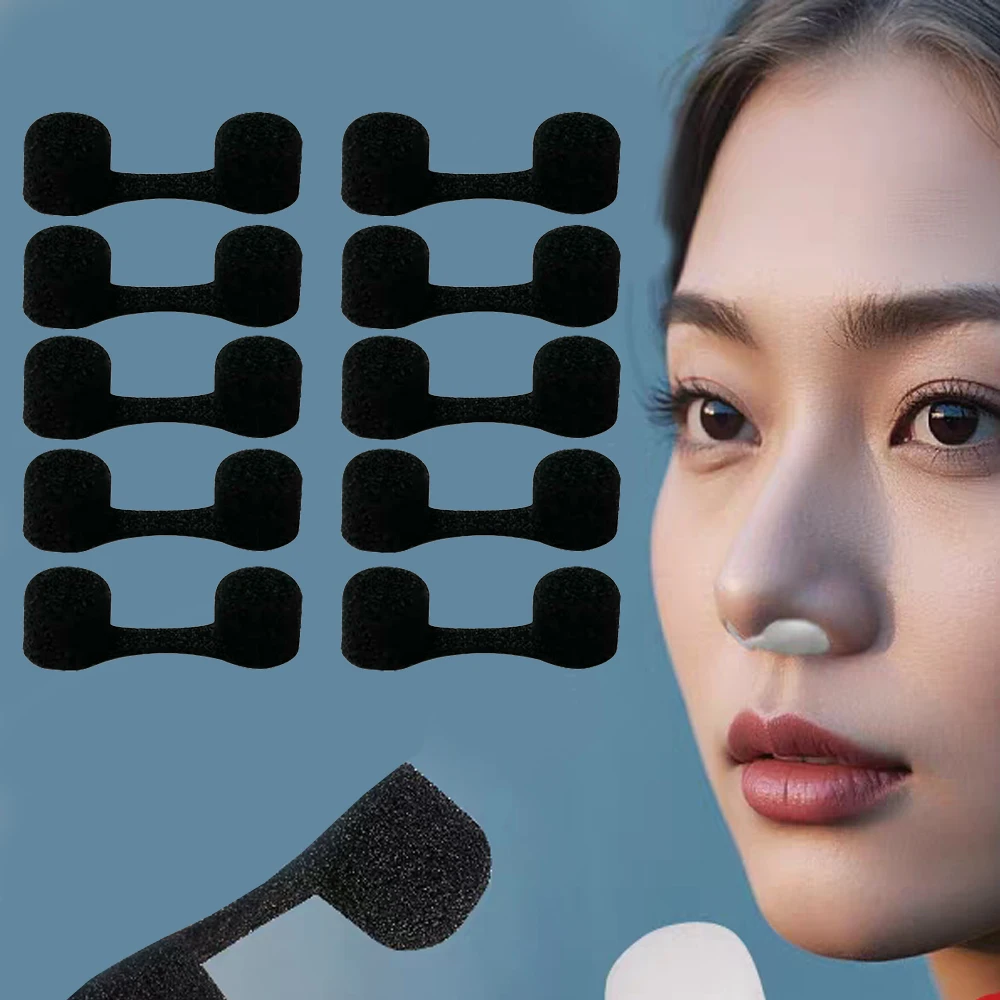 

100PCS Sponge Nasal Plug Anti-pollution Nose Filters Sponge Nose Filter Anti-dust Prevent Pollen Allergy Sponge Nose Plugs