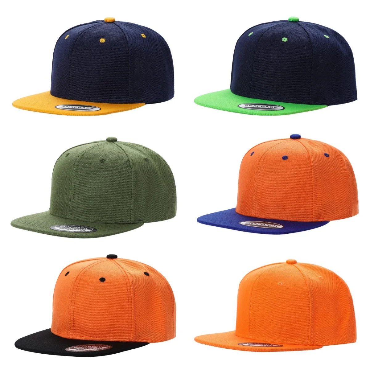 6 Pcs Turnt Up Hip Hop Baseball Caps - Soft Fabric, Trendy Design, Unisex