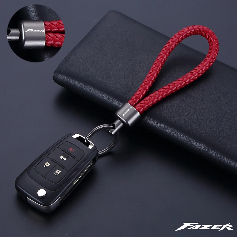 

For Yamaha FAZER FZ1 FZ6 FZ FZ07 FZ8 FZ09 FZ10 FZ25 All Years FAZER Series High Quality Motorcycle Accessories Woven Keychain