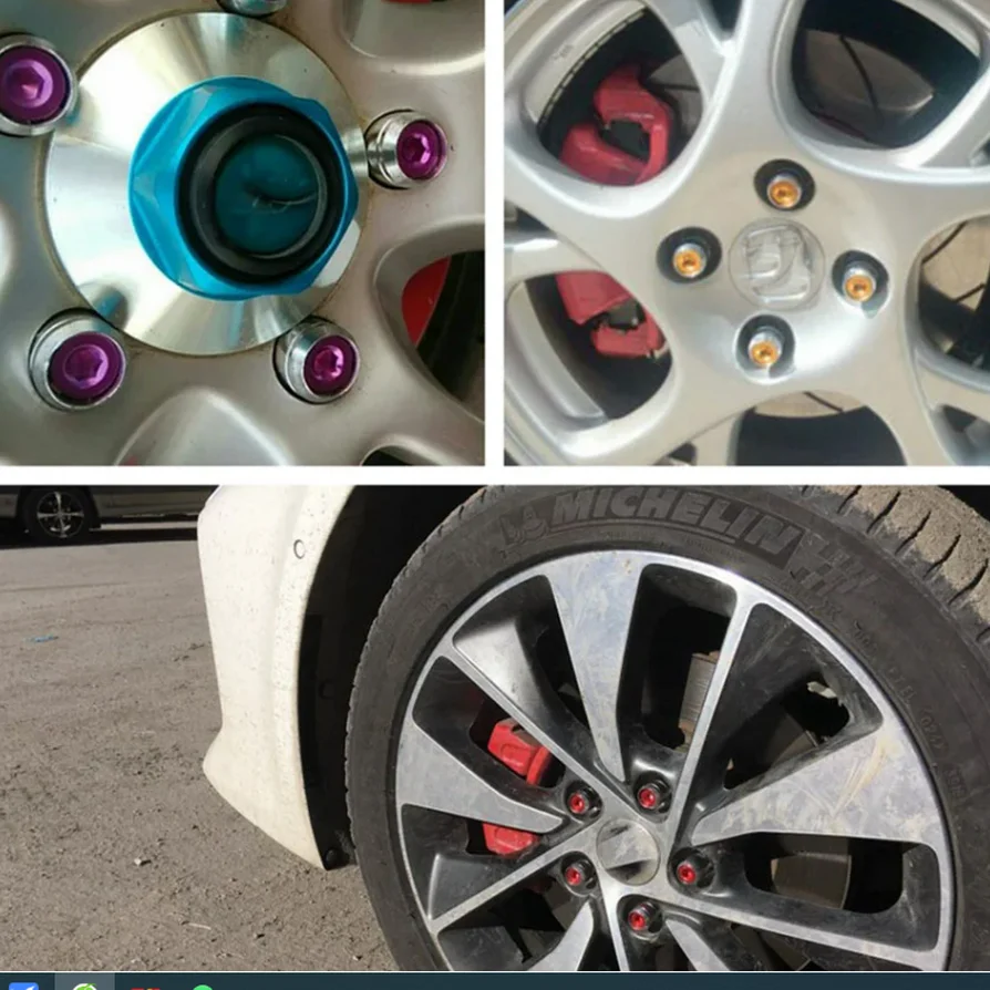 

Volk Racing Concealed Heptagon Formula Steel Wheels Lock Lug Nuts Acorn Rim Close End M12x1.25 M12x1.5 Burning Blue 20Pcs/set