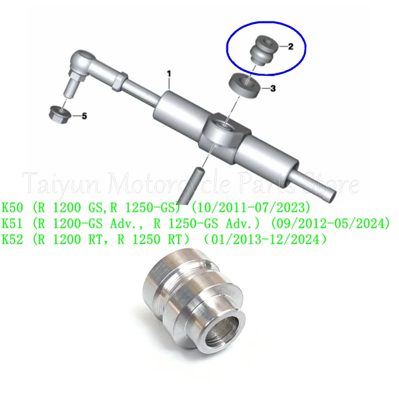 STEERING DAMPER For BMW K50 K51 K52 OEM 32 76 8 549 363