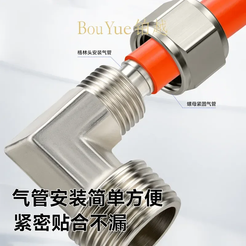 for PL8-02 Quick Screw Joint Die-casting Elbow Right Angle Copper Pneumatic TF Lock 1/3/4 6/10/12 Trachea Fitting