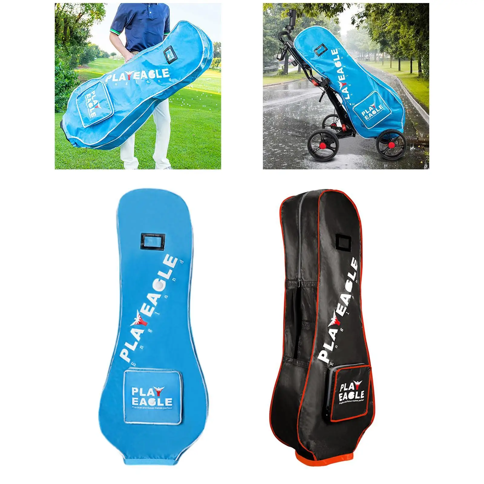 Golf Bag Rain Cover Waterproof Foldable Protector for Men Golfer Women