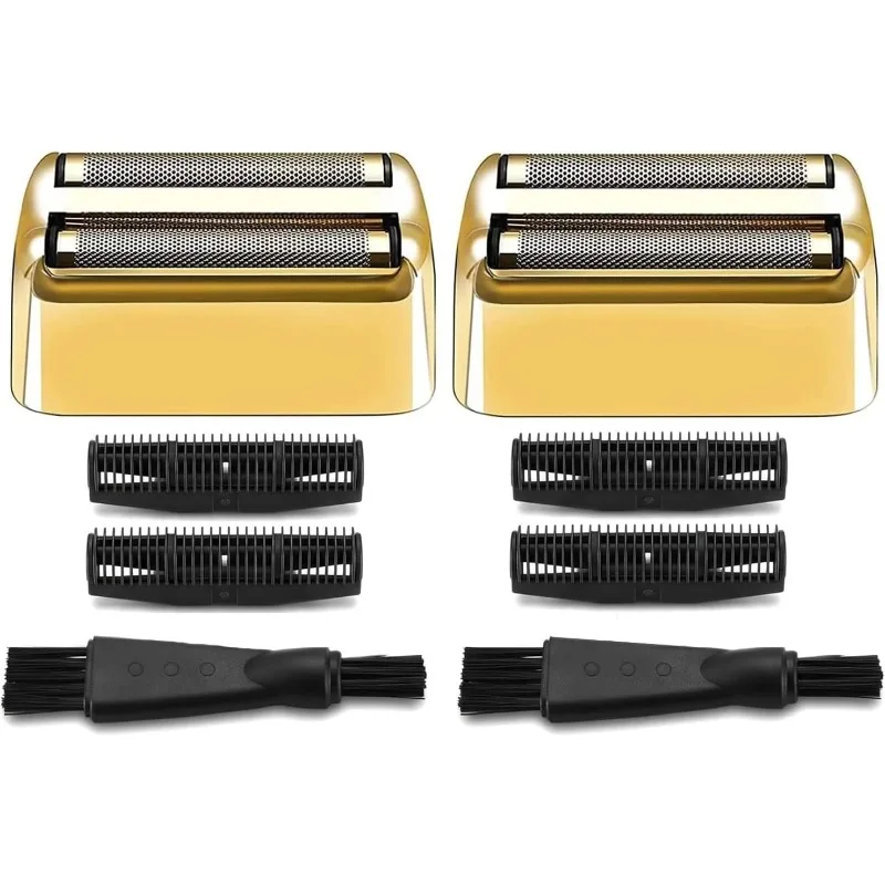 For Replacement Foil Head & Cutters Blade Compatible with BaBylissPRO FXRF2G FXFS2 Gold Double Shaver Razor Spare Parts