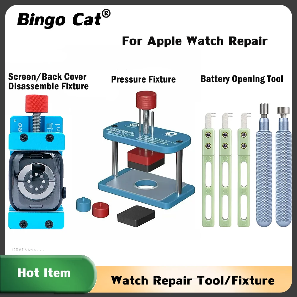 GO-11U Watch Pressure Holding Mold Fixture for Apple Watch S1-S10 Dismounting Watch Chassis LCD Screen Opening Repair Tools