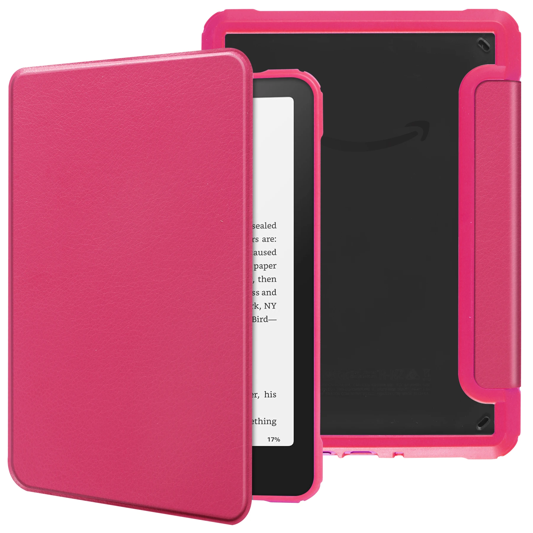 Auto Wake/Sleep Kindle Case - Magnetic PU Leather Cover for Paperwhite 12th Gen(2024)&Colorsoft 7