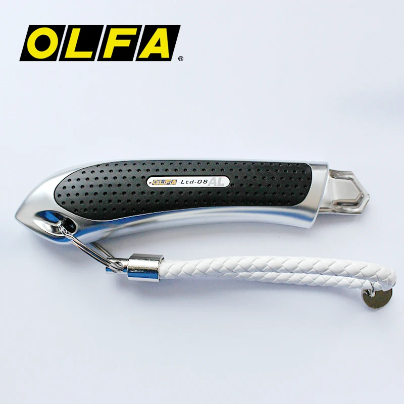 Japan OLFA LTD-08 18mm black blade LTD-AL-LFB automatic locking large art knife industrial knife, suitable for sharp cutting of carton, wallpaper