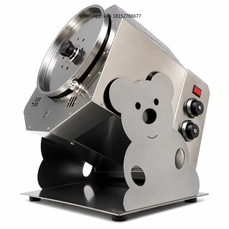 2000g Commercial Electric Roasting Machine for Large Batch Coffee Beans Nuts Grains Roasting Processing Equipment