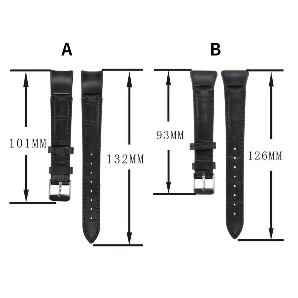 Impermeável respirável Soft Faux Leather Wristwatch Band, Assista Acessórios, Honra 4, 5, 6
