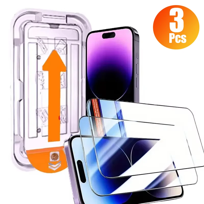 

3Pcs Screen Protector For Samsung S24 S25 Ultra S22 S23 Plus FE A30 A50 A35 A34 A55 5G Tempered Glass Anti-fall Film