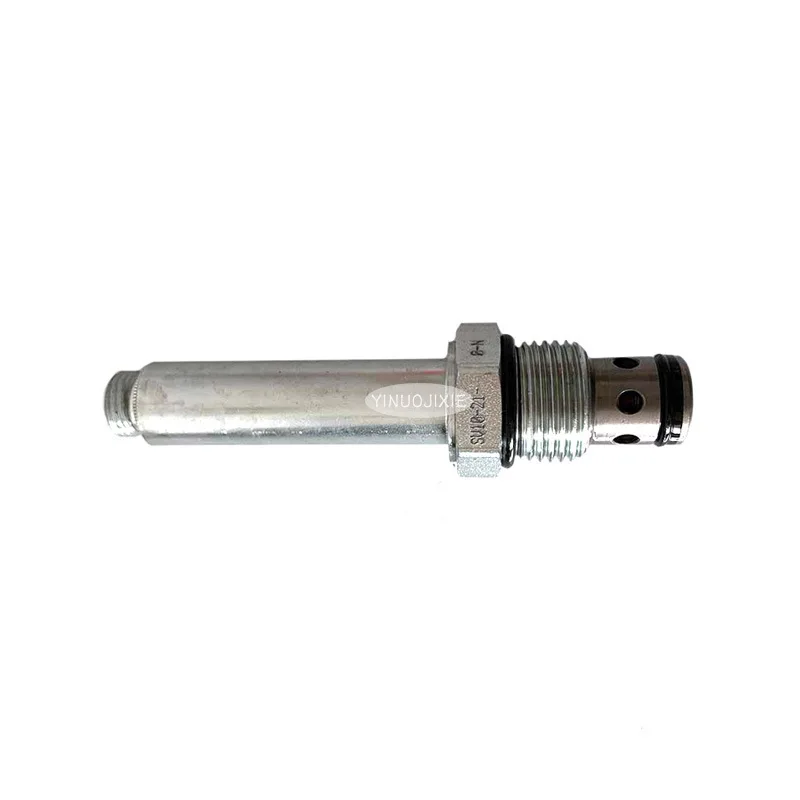 The SV10-21 threaded hydraulic solenoid valve core is suitable for excavator and construction machinery parts