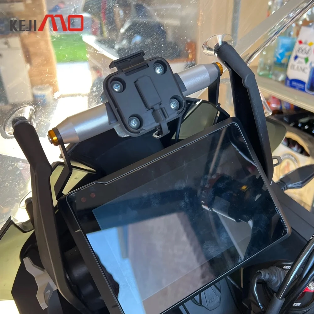 

Для KTM 1290 SUPER ADVENTURE S R 2021 2022 2023 2024 2025 Аксессуары для мотоциклов Держатель для телефона GPS-навигация Кронштейн Монтажная пластина