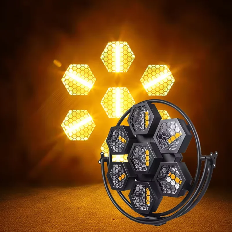 LED Effect Light Full Color 7*30W LED Strobe Wash Light Disco Party Wedding Club Bar Concert DMX512 Stage Light Event Show