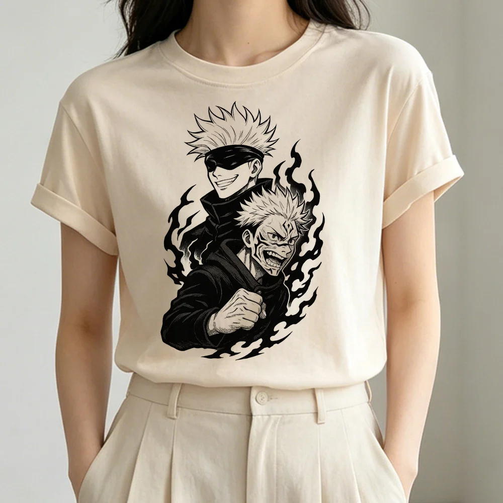 Jujutsu Kaisen T-Shirt Shoujo koreanische Mode Party 2000er Sommer T-Shirt Ästhetik Grunge Retro Emo Kawaii – Detail 13