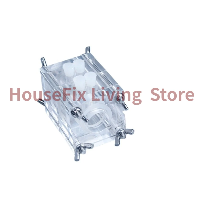 PMMA Microbial Fuel Cell Box for Lab Electrolysis & Electrochemical Research