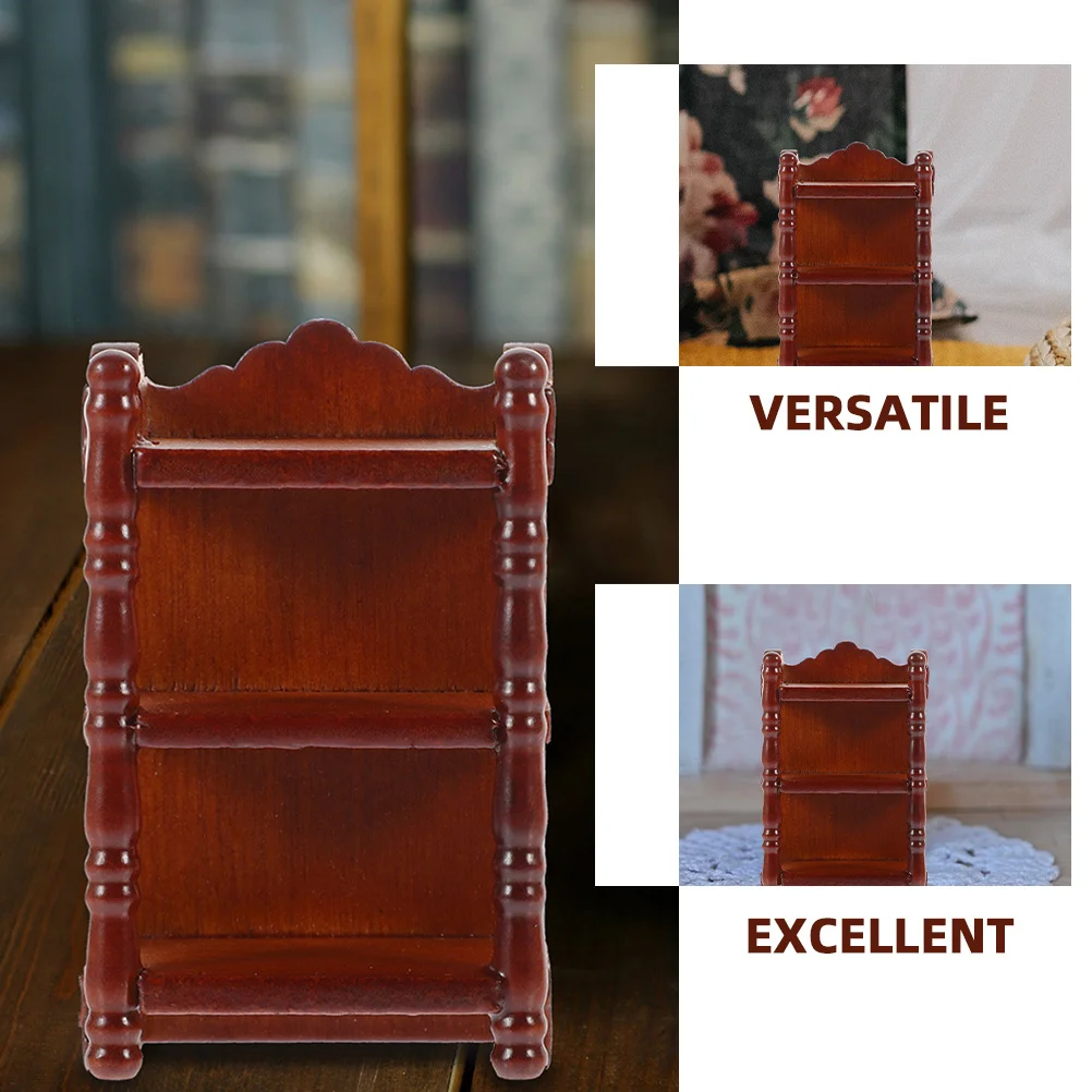 2 szt. Miniaturowe stoliki nocne drewniane w skali 1/12 do domku dla lalek, szafka nocna do sypialni, kuchni, akcesoria do mini domku, dekoracja, symulacja