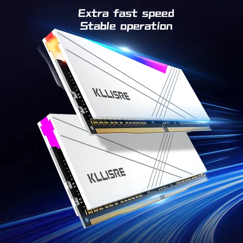 Kllisre ram DDR4 8GB 16GB RGB Memória 3200MHz 1.35V desktop dimm Alta Compatível