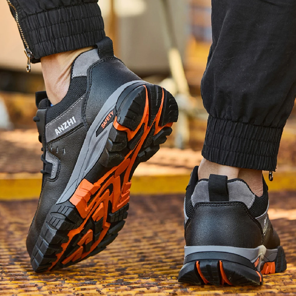 Men Anti Static Work Safety Shoes Anti-Smash Anti Puncture Work Sneakers Security Shoes Men Boots Indestructible Shoes Non-slip view 6