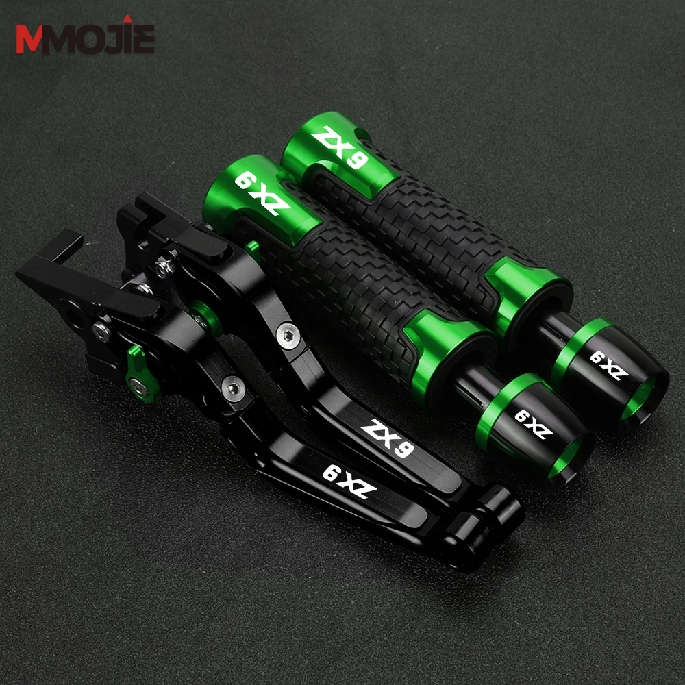 لكاواساكي نينجا ZX9 ZX 9 ZX-9 1994 1995 1996 1997 دراجة نارية 7/8 ''22 مللي متر المقود مقبض القبضات ينتهي دواسة فرامل عتلات