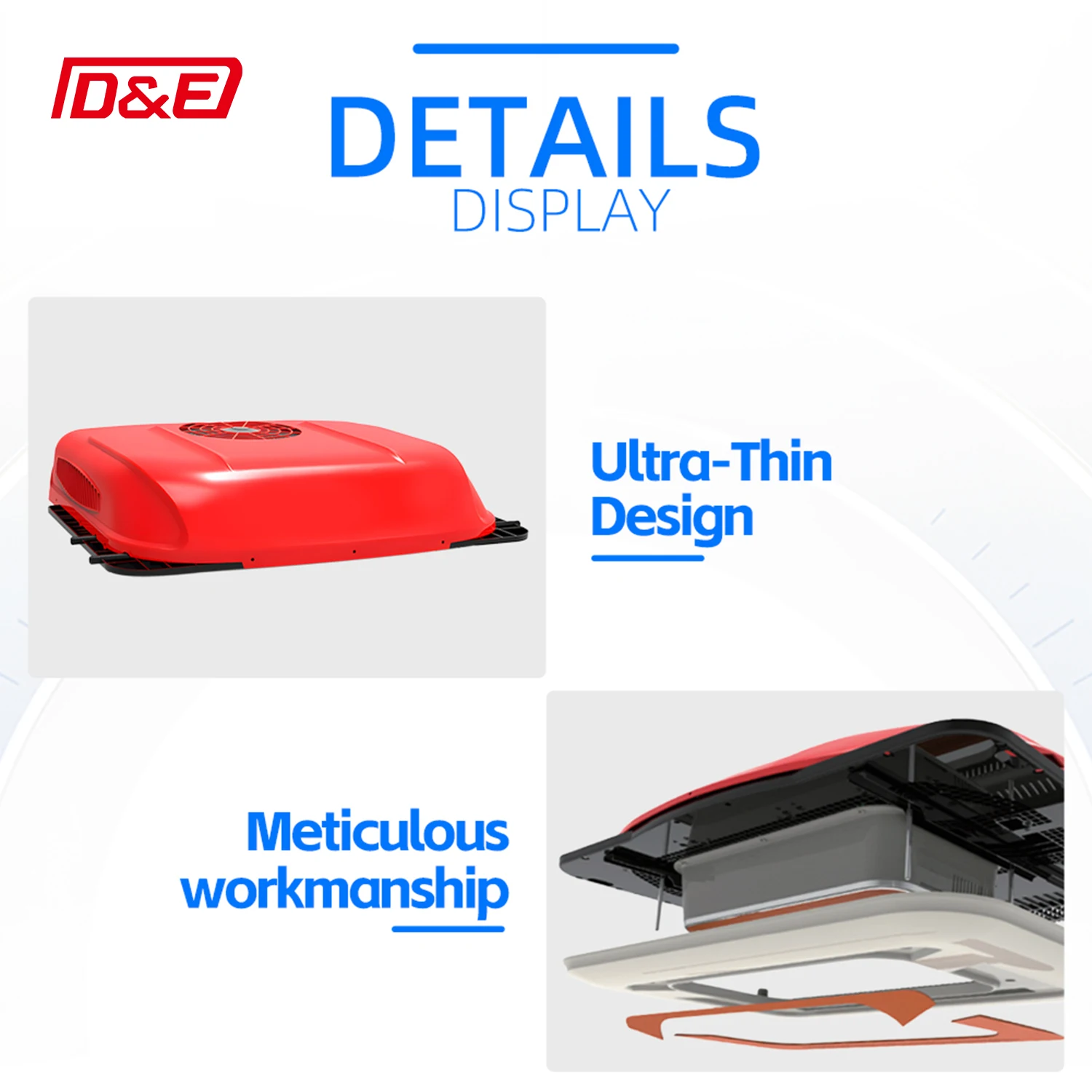 DC12V/24V電動バッテリー式トラック用エアコン、一体型スリーパーエアコン