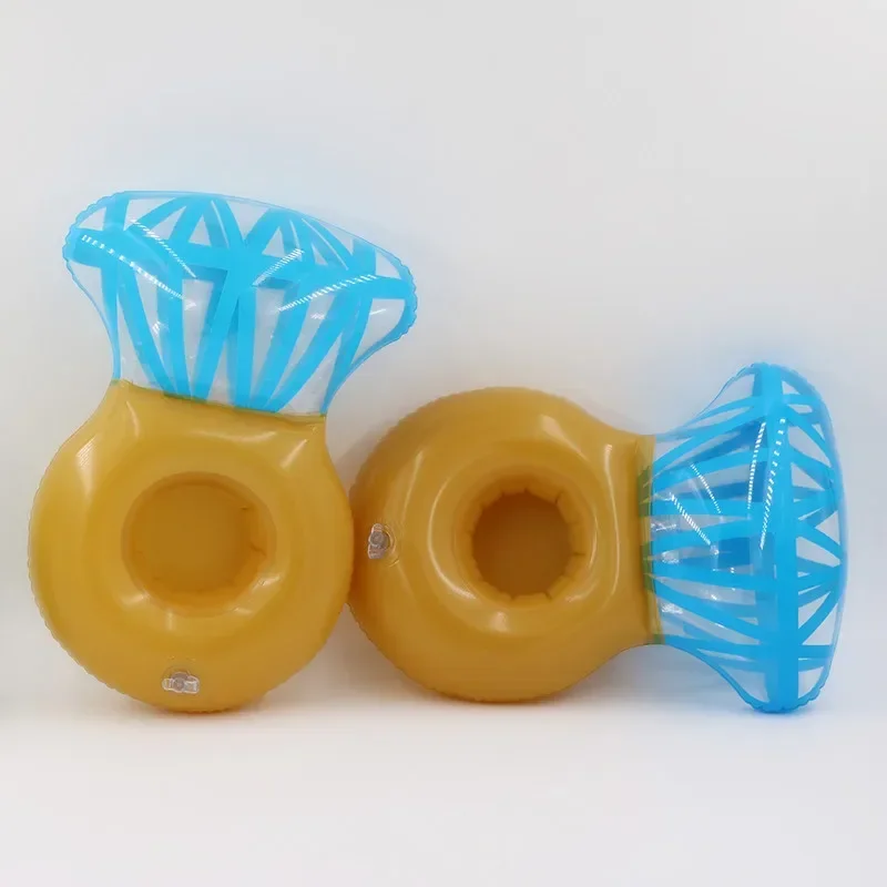 Anel de diamante brinquedos infláveis suporte de copo flutuante festa na piscina verão ao ar livre natação brinquedos de água infláveis suporte de copo de bebida
