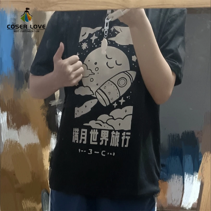 Projet Sekai scène colorée Kamishiro Rui T-shirt quotidien Costume de Cosplay pour Halloween noël